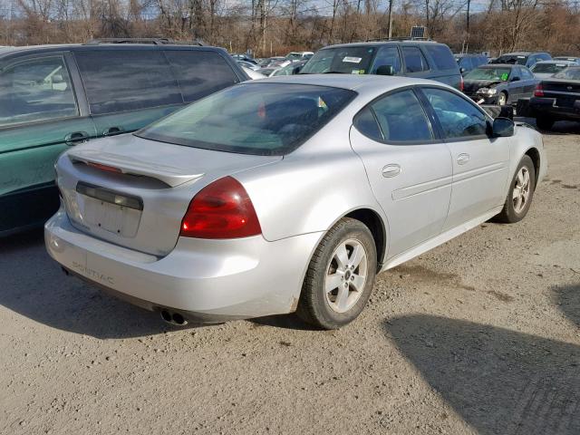 2G2WS522651266770 - 2005 PONTIAC GRAND PRIX SILVER photo 4