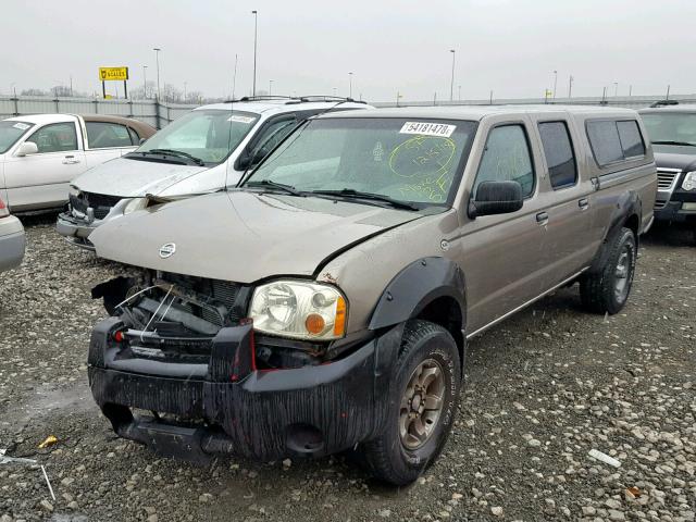 1N6ED29X64C400037 - 2004 NISSAN FRONTIER C BURN photo 2