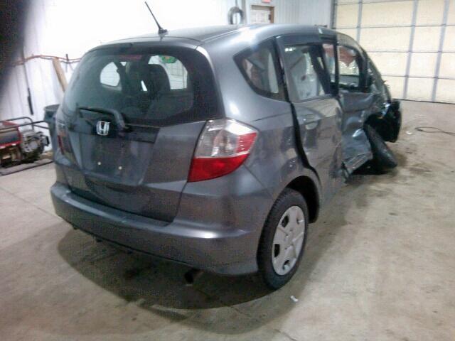 JHMGE8H37CC038324 - 2012 HONDA FIT GRAY photo 4