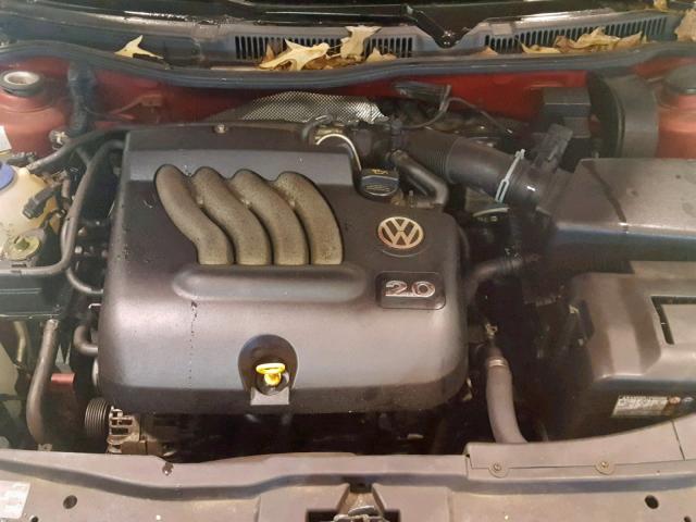 3VWRK69M94M040751 - 2004 VOLKSWAGEN JETTA GL RED photo 7