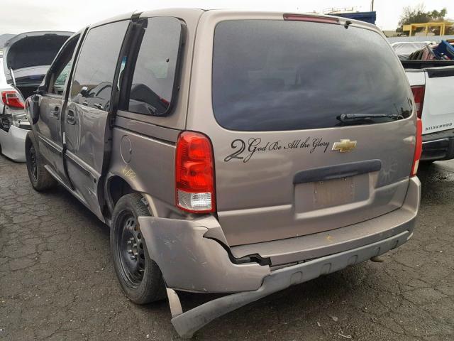 1GNDU23L46D219785 - 2006 CHEVROLET UPLANDER L Qəhvəyi foto 3