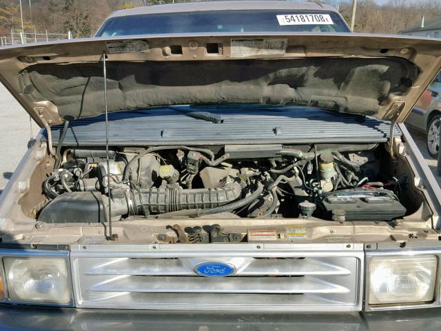 1FMDA41X7VZB15064 - 1997 FORD AEROSTAR GOLD photo 7