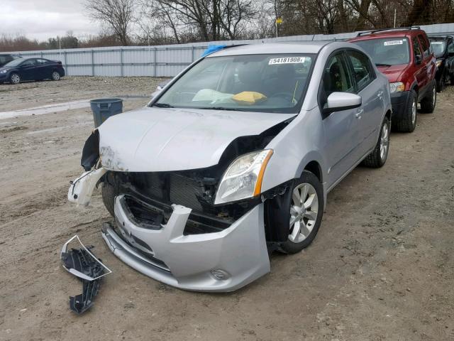 3N1AB6AP2BL604817 - 2011 NISSAN SENTRA 2.0 SILVER photo 2