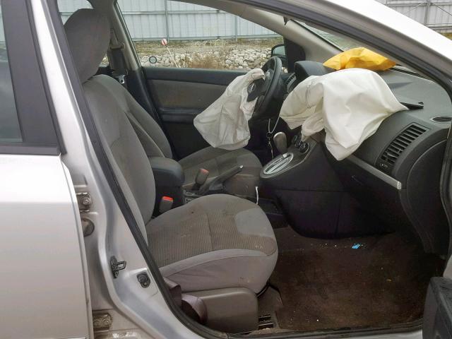 3N1AB6AP2BL604817 - 2011 NISSAN SENTRA 2.0 SILVER photo 5