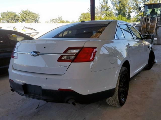 1FAHP2MK9HG139221 - 2017 FORD TAURUS POL WHITE photo 4