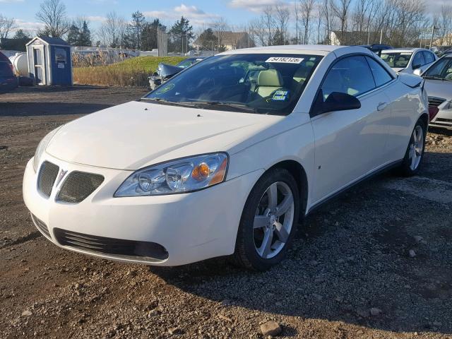 1G2ZH361374148426 - 2007 PONTIAC G6 GT WHITE photo 2