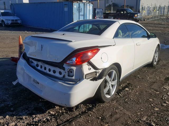 1G2ZH361374148426 - 2007 PONTIAC G6 GT WHITE photo 4