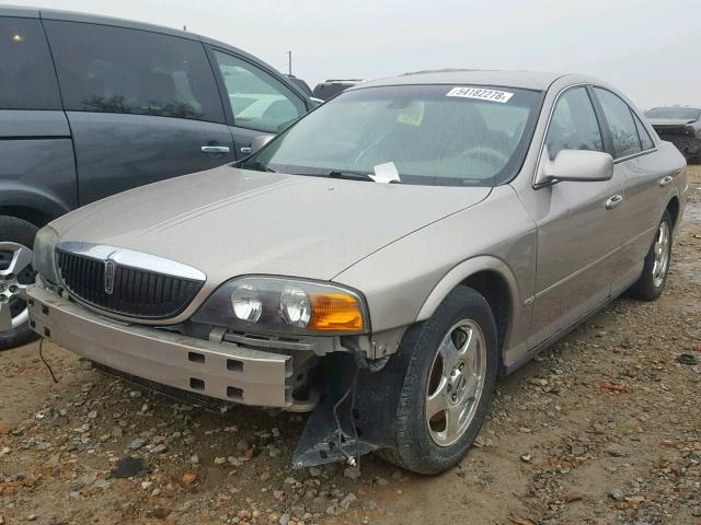 1LNHM87A61Y693627 - 2001 LINCOLN LS BEIGE photo 2