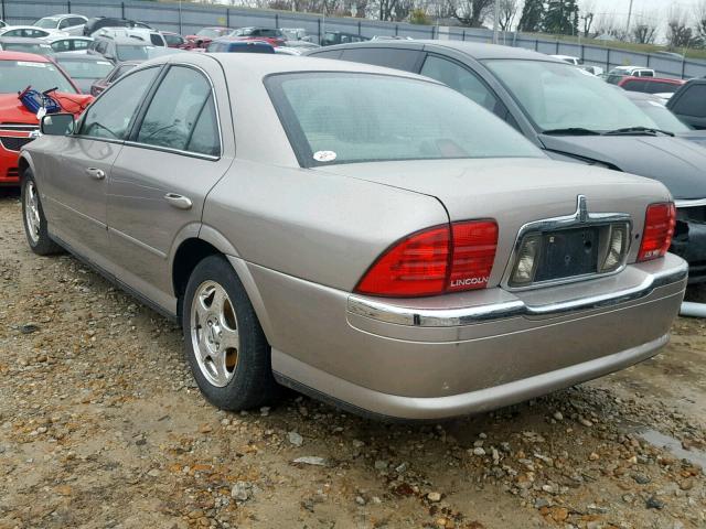 1LNHM87A61Y693627 - 2001 LINCOLN LS BEIGE photo 3