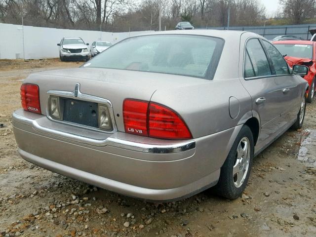 1LNHM87A61Y693627 - 2001 LINCOLN LS BEIGE photo 4