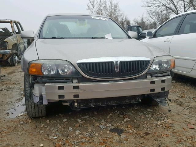 1LNHM87A61Y693627 - 2001 LINCOLN LS BEIGE photo 9