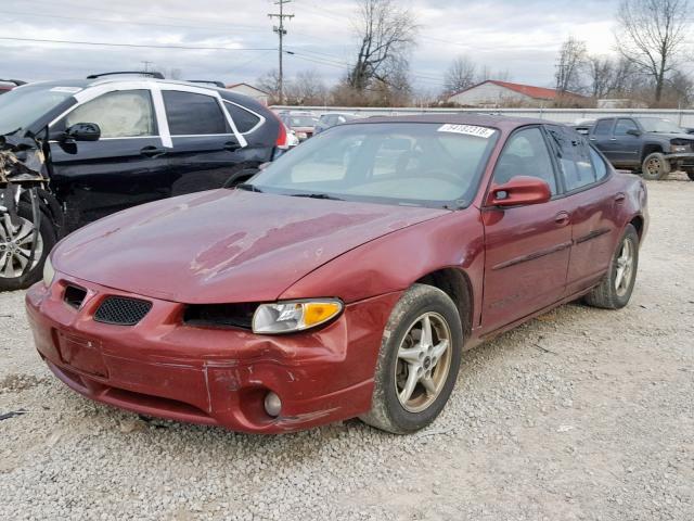 1G2WK52J73F176170 - 2003 PONTIAC GRAND PRIX მუქწითელი ფოტო 2
