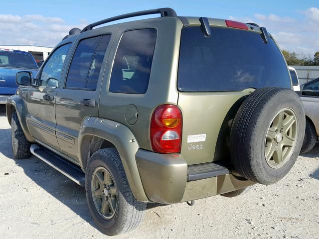 1J4GK38K02W301104 - 2002 JEEP LIBERTY RE GREEN photo 3