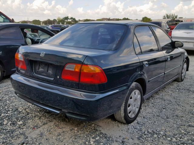 2HGEJ6612XH567632 - 1999 HONDA CIVIC BASE Yaşıl foto 4