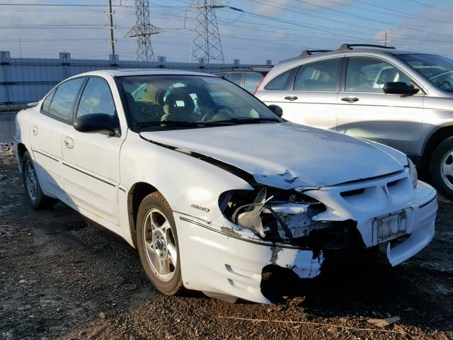 1G2NW52E43C170993 - 2003 PONTIAC GRAND AM G WHITE photo 1