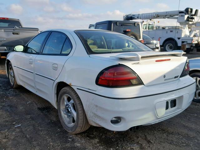 1G2NW52E43C170993 - 2003 PONTIAC GRAND AM G WHITE photo 3