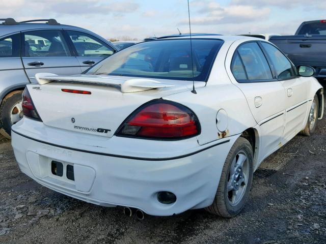 1G2NW52E43C170993 - 2003 PONTIAC GRAND AM G WHITE photo 4