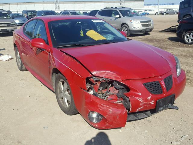2G2WP552581191495 - 2008 PONTIAC GRAND PRIX RED photo 1