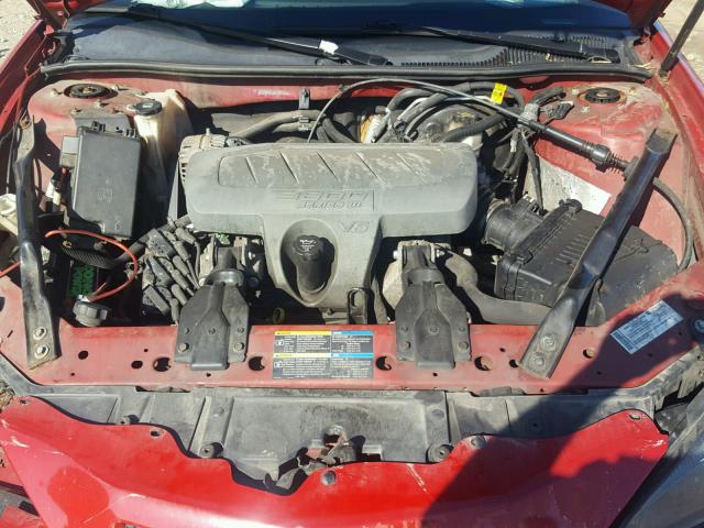 2G2WP552581191495 - 2008 PONTIAC GRAND PRIX RED photo 7