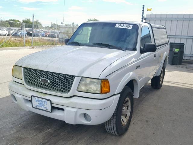 1FTYR10U03PB87902 - 2003 FORD RANGER WHITE photo 2