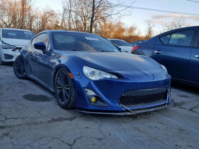 JF1ZNAA1XD1712804 - 2013 TOYOTA SCION FR-S BLUE photo 1