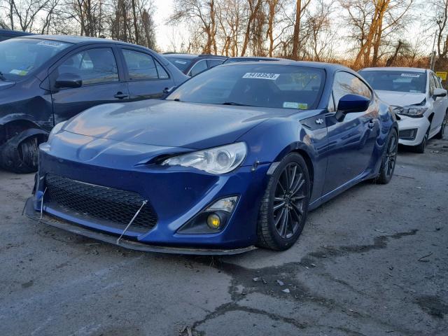 JF1ZNAA1XD1712804 - 2013 TOYOTA SCION FR-S BLUE photo 2