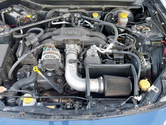 JF1ZNAA1XD1712804 - 2013 TOYOTA SCION FR-S BLUE photo 7