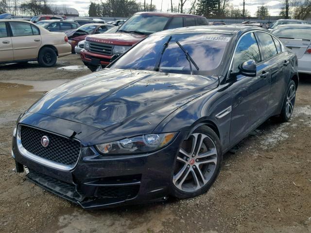 SAJAJ4BV4HA950323 - 2017 JAGUAR XE PREMIUM BLACK photo 2