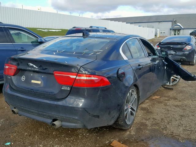 SAJAJ4BV4HA950323 - 2017 JAGUAR XE PREMIUM BLACK photo 4