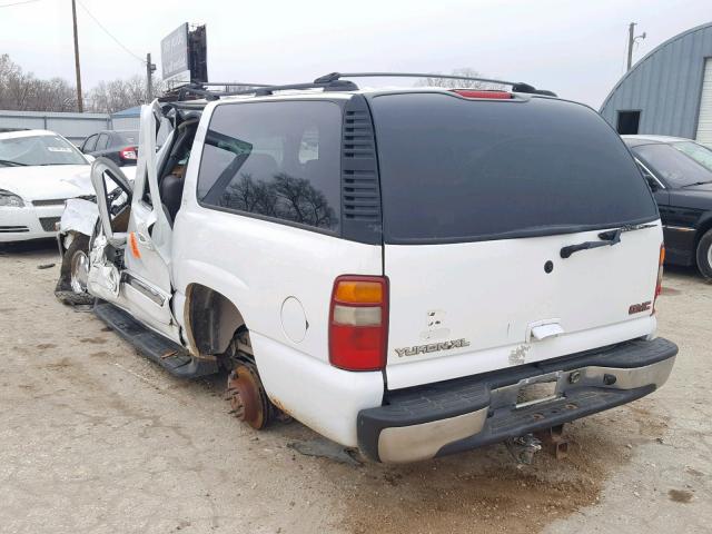 3GKFK16Z43G135955 - 2003 GMC YUKON XL K WHITE photo 3