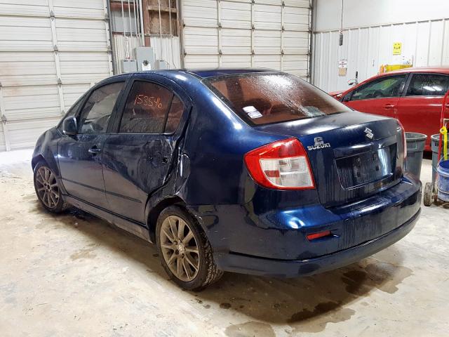 JS2YC414085101580 - 2008 SUZUKI SX4 BLUE photo 3