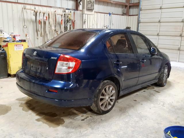 JS2YC414085101580 - 2008 SUZUKI SX4 BLUE photo 4