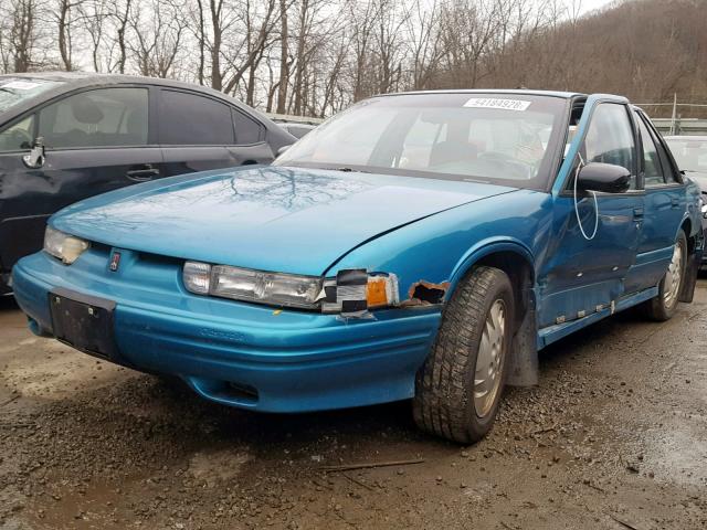 1G3WH52MXSD305176 - 1995 OLDSMOBILE CUTLASS SU BLUE photo 2