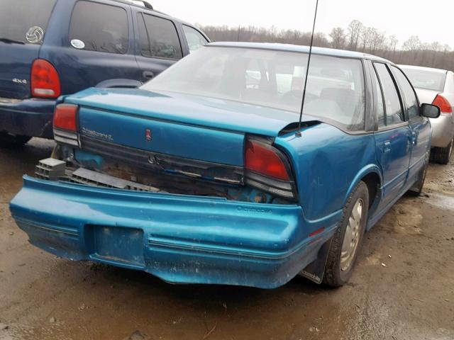 1G3WH52MXSD305176 - 1995 OLDSMOBILE CUTLASS SU BLUE photo 4