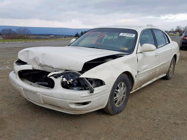 1G4HP52KX4U160553 - 2004 BUICK LESABRE CU WHITE photo 2