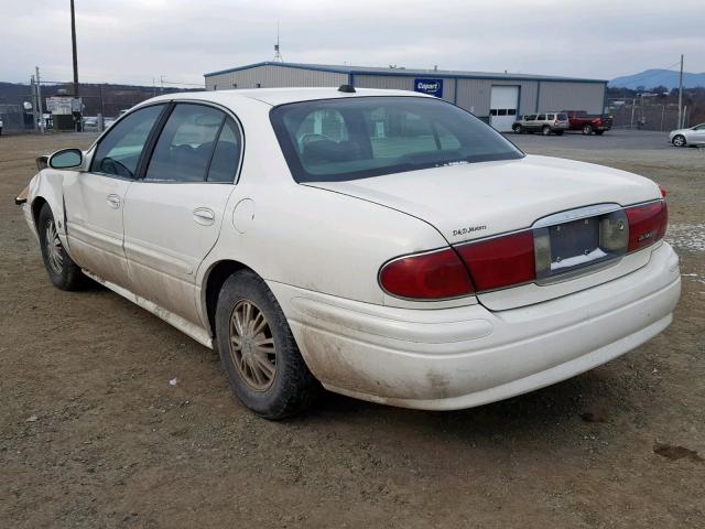 1G4HP52KX4U160553 - 2004 BUICK LESABRE CU WHITE photo 3