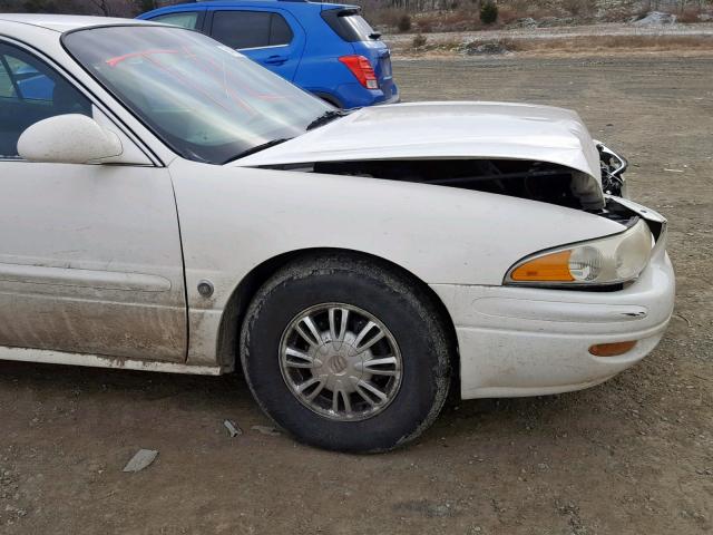 1G4HP52KX4U160553 - 2004 BUICK LESABRE CU WHITE photo 9