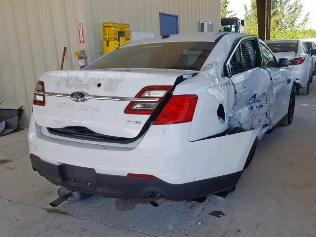 1FAHP2MK6GG126652 - 2016 FORD TAURUS POL WHITE photo 4