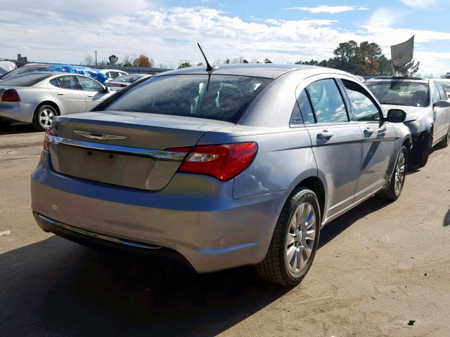 1C3CCBAB4EN213581 - 2014 CHRYSLER 200 LX SILVER photo 4