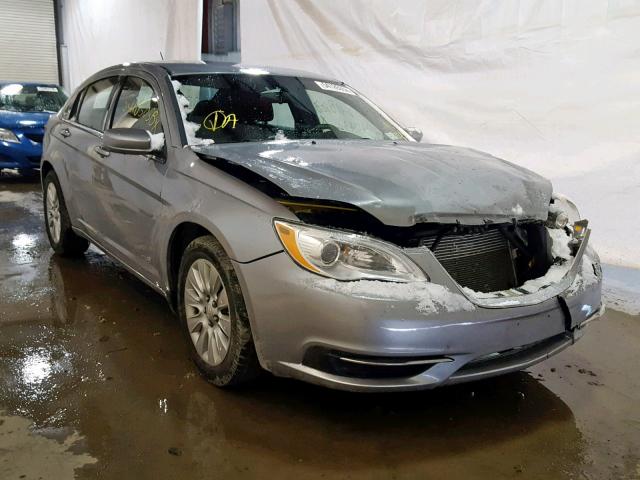 1C3CCBAG1DN724014 - 2013 CHRYSLER 200 LX GRAY photo 1