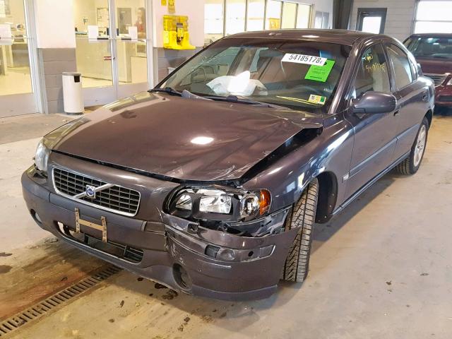 YV1RS58D522122991 - 2002 VOLVO S60 2.4T CHARCOAL photo 9
