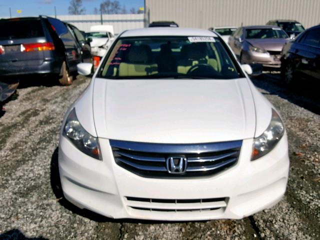 1HGCP2F38CA059416 - 2012 HONDA ACCORD LX WHITE photo 9