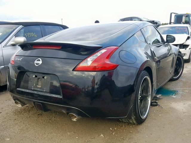 JN1AZ4EH0AM503766 - 2010 NISSAN 370Z BLACK photo 4