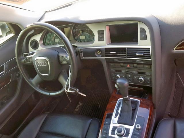 WAUAH74F88N017080 - 2008 AUDI A6 3.2 SILVER photo 9