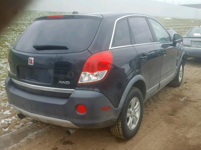 3GSDL43N88S518955 - 2008 SATURN VUE XE BLACK photo 4