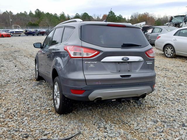 1FMCU0JX8EUA66742 - 2014 FORD ESCAPE TIT GRAY photo 3