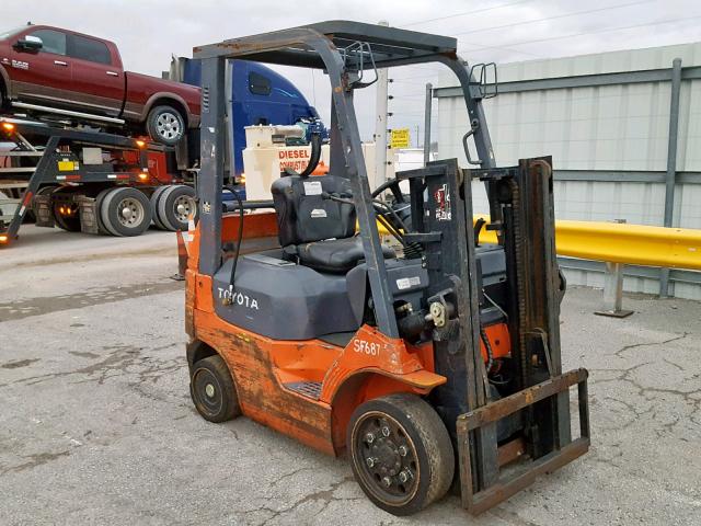 62918 - 2000 TOYOTA FORKLIFT ORANGE photo 1