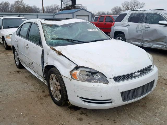 2G1WB5E34E1146796 - 2014 CHEVROLET IMPALA LIM WHITE photo 1