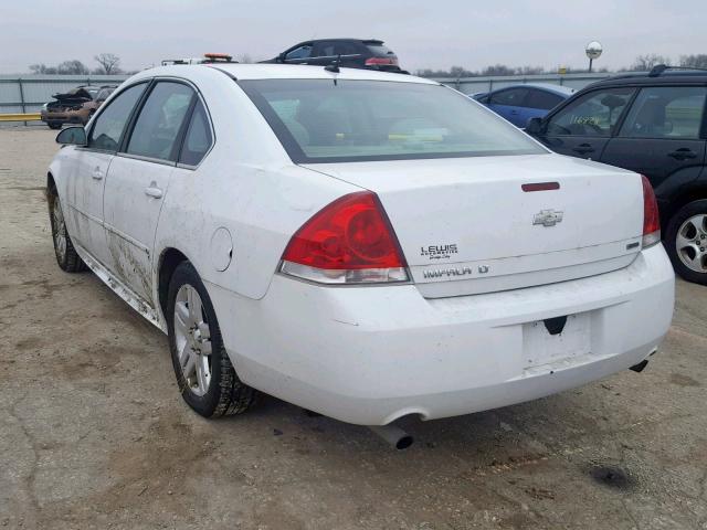 2G1WB5E34E1146796 - 2014 CHEVROLET IMPALA LIM WHITE photo 3