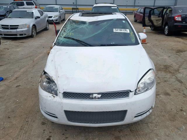 2G1WB5E34E1146796 - 2014 CHEVROLET IMPALA LIM WHITE photo 9